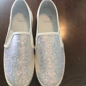 Gianni Bini sparkle slip on sneakers